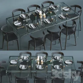 Glas italia table